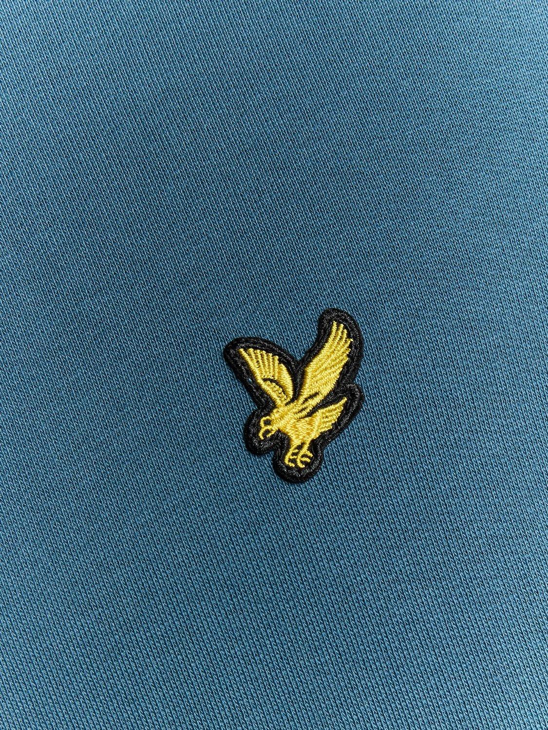 Product image 6 of 6, which shows Lyle & Scott Golden Eagle Cotton Hoodie, Deep Water, XS