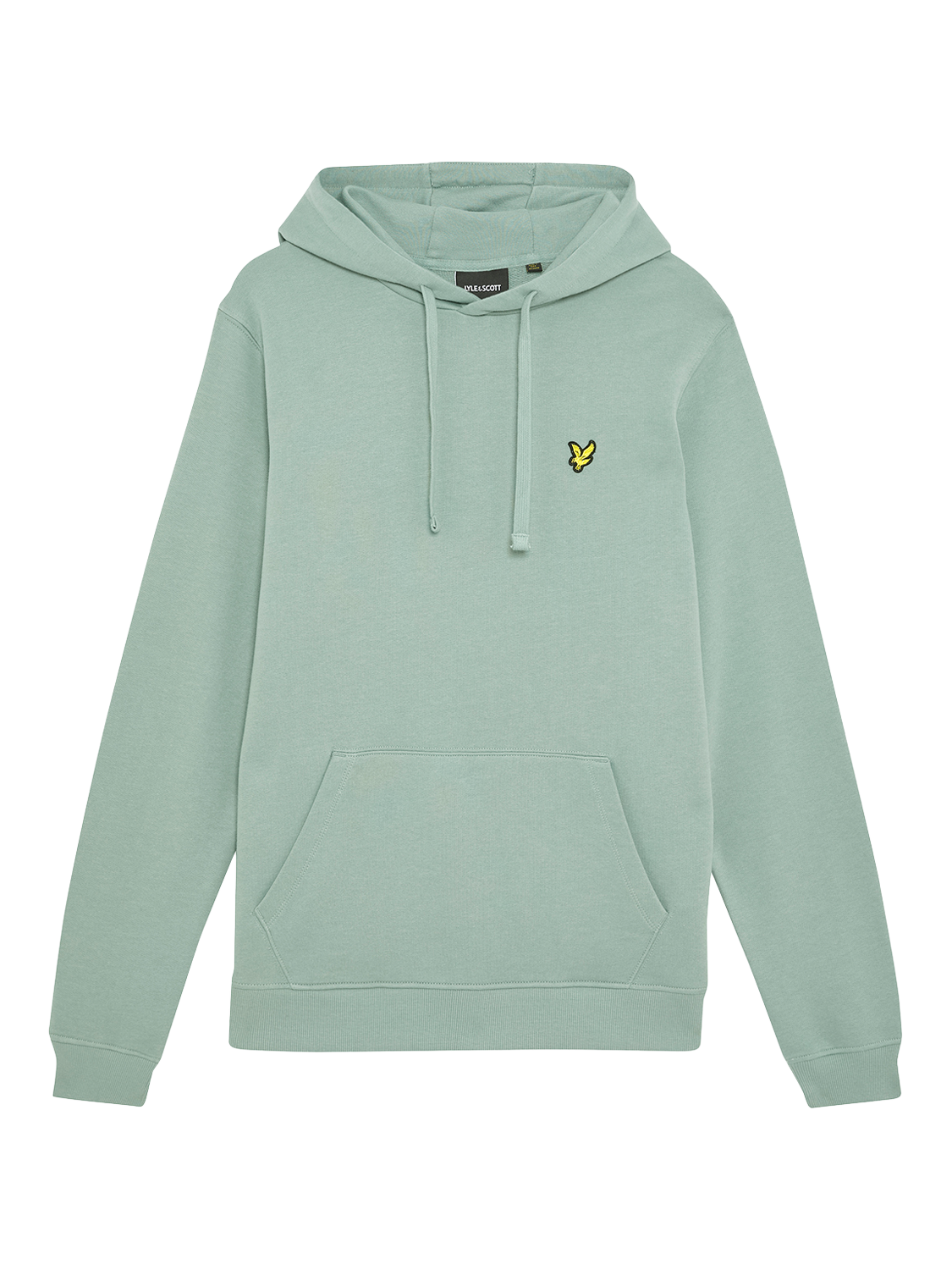 Product image 5 of 6, which shows Lyle & Scott Golden Eagle Cotton Hoodie, Cold Mint, XS