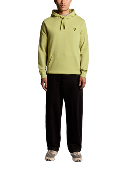 Lyle & Scott Golden Eagle Cotton Hoodie - view 2, Pale Willow