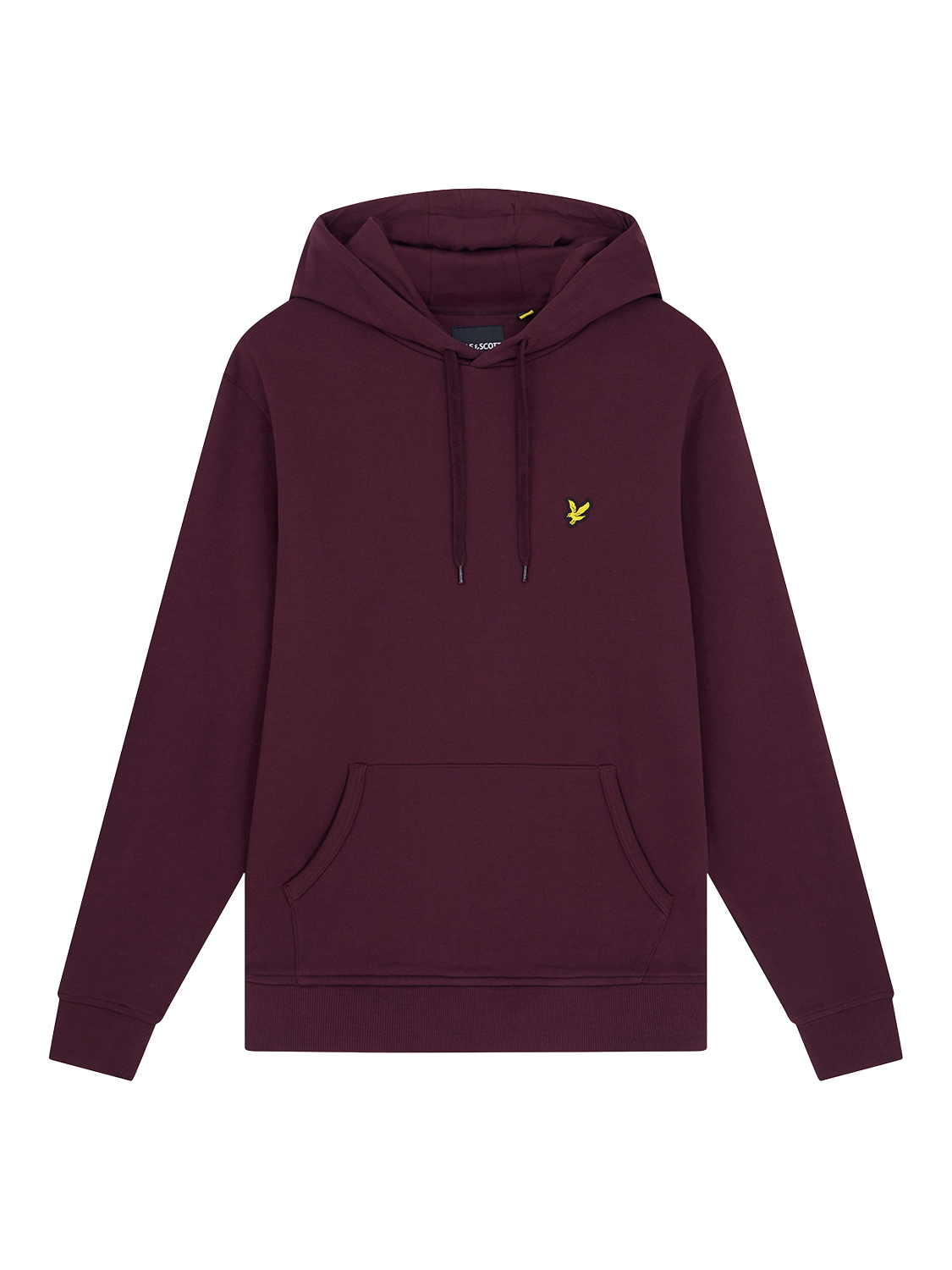 Product image 5 of 6, which shows Lyle & Scott Cotton Pullover Hoodie, Burgundy, XXL