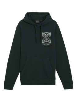 Lyle & Scott Sunshine Inn Graphic Print Cotton Hoodie, Dark Navy