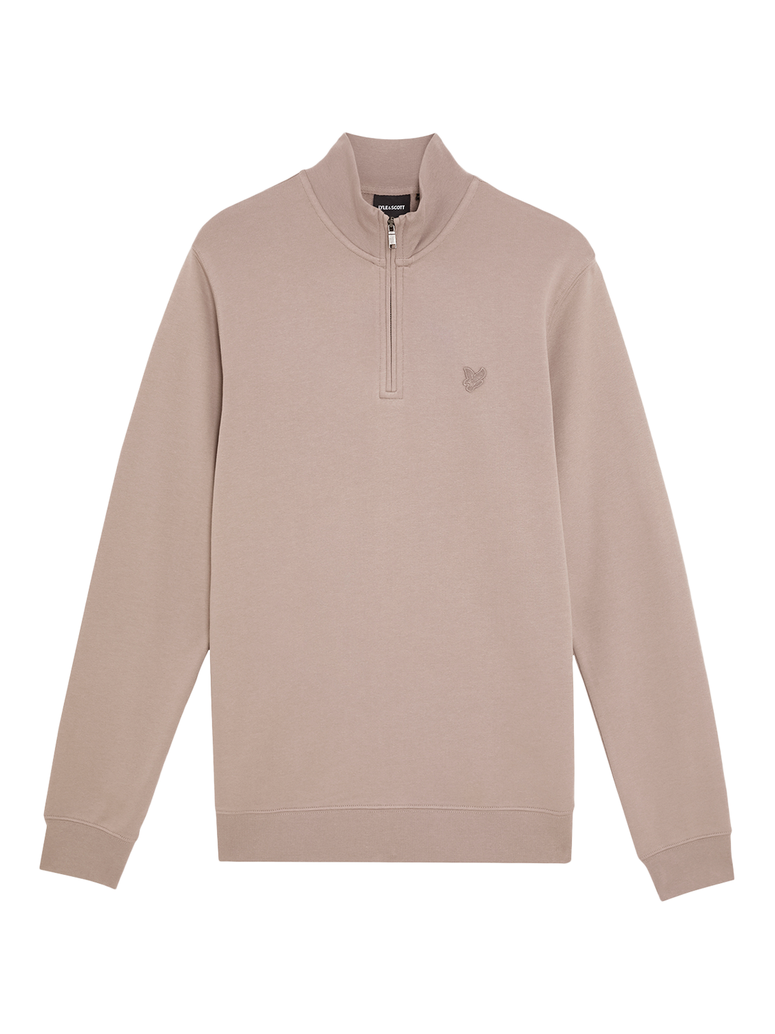 Product image 5 of 6, which shows Lyle & Scott Half Zip Cotton Sweatshirt, Fife, XXL