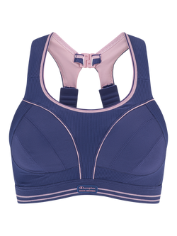 Shock Absorber Ultimate Run Sports Bra, Navy Blue