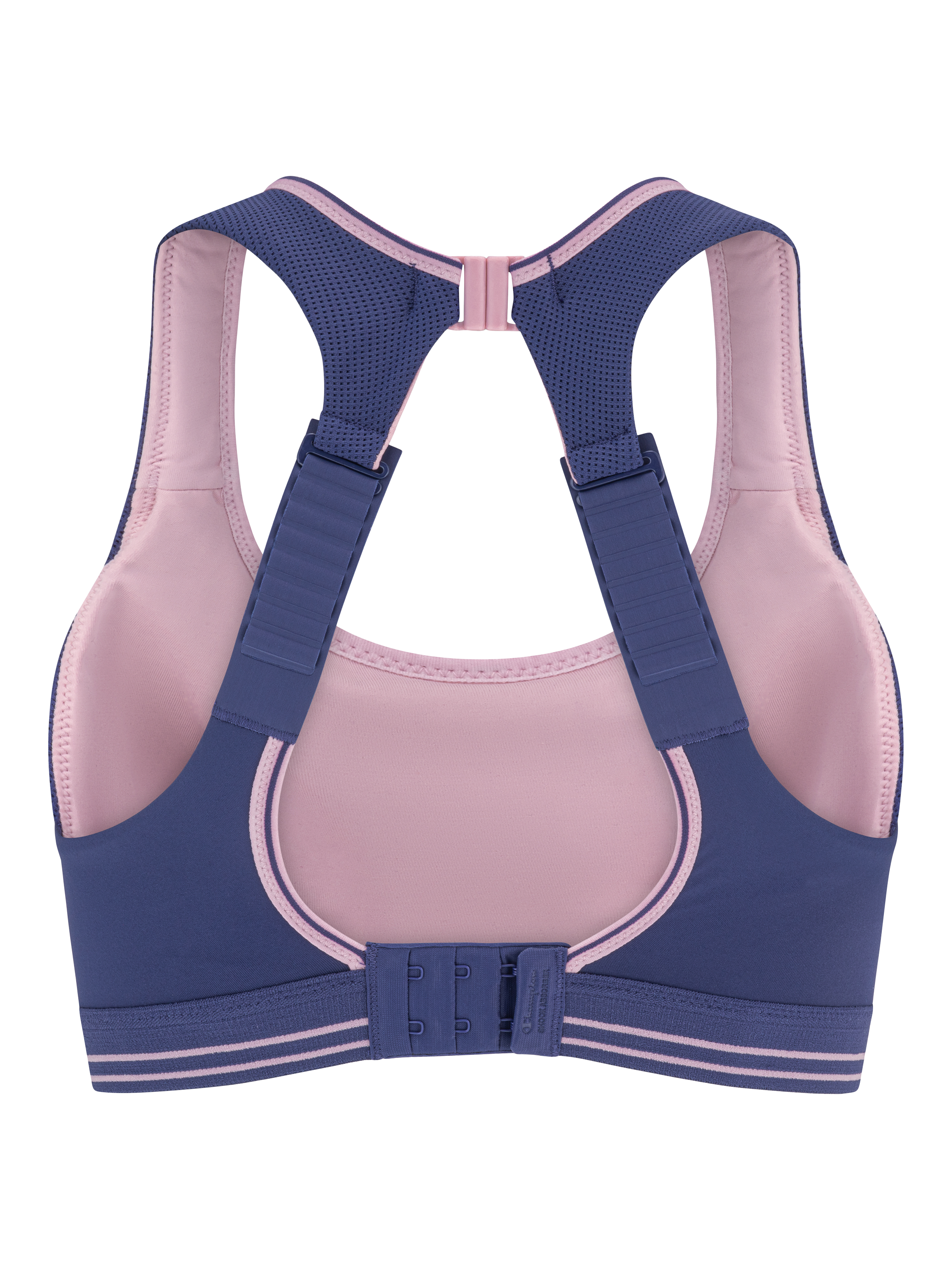 Product image 2 of 2, which shows Shock Absorber Ultimate Run Sports Bra, Navy Blue, 32B