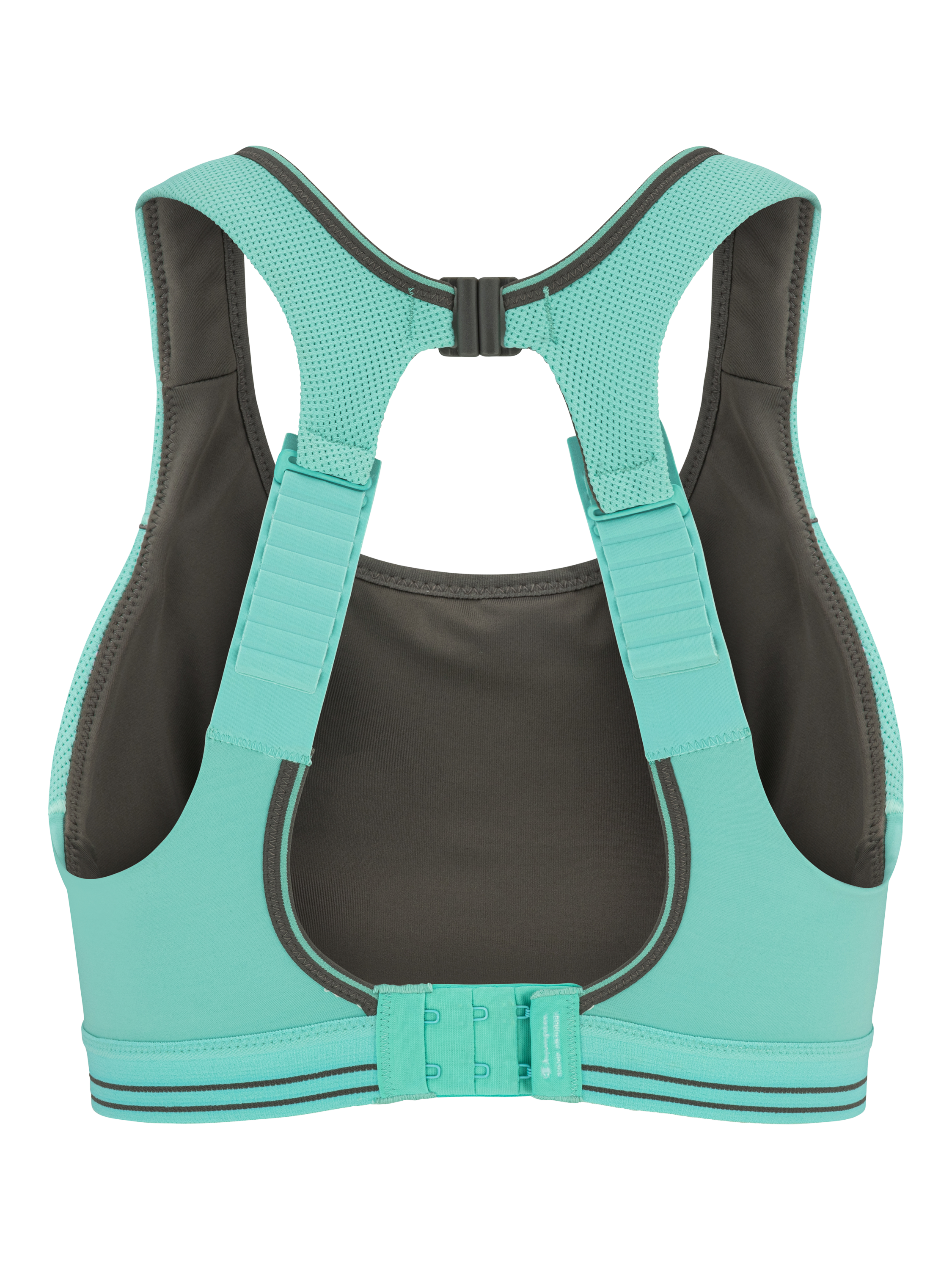Product image 2 of 2, which shows Shock Absorber Ultimate Run Sports Bra, Turquoise, 32B