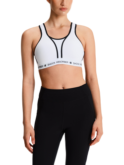 Shock Absorber Ultimate Run Padded Sports Bra, White, White