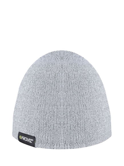 Proviz Fleece Run Beanie Hat, Grey