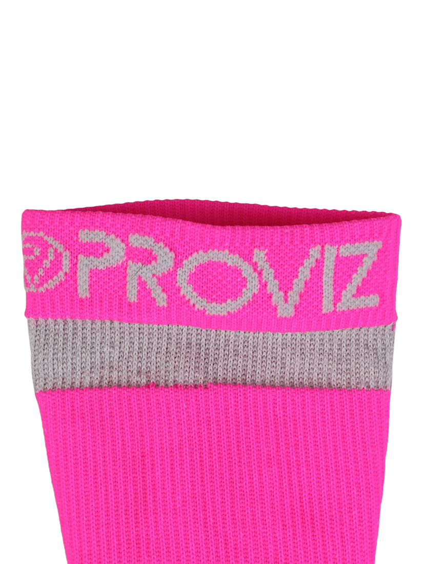 Product image 2 of 2, which shows Proviz Short Running Socks, Pink, S