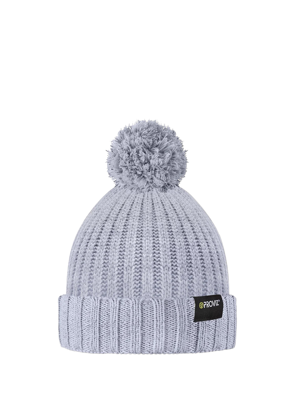 Product image 1 of 3, which shows Proviz REFLECT360 Pom Pom Fleece Beanie Hat, Ocean Teal