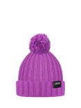 Proviz REFLECT360 Pom Pom Fleece Beanie Hat, Purple