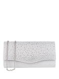 Paradox London Deja Evening Bag, Silver