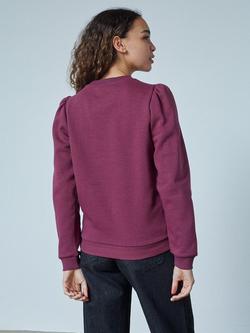 Sisters Point Peva Crew Neck Sweatshirt, Deep Bordeaux - view 2, Deep Bordeaux