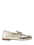 Moda in Pelle Ellea Leather Snaffle Trim Loafers, Gold
