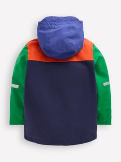 Mini Boden Kids' Hooded Fisherman Jacket, Multi - view 2, Multi