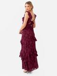 Anaya With Love Tie Back Ruffle Maxi Dress