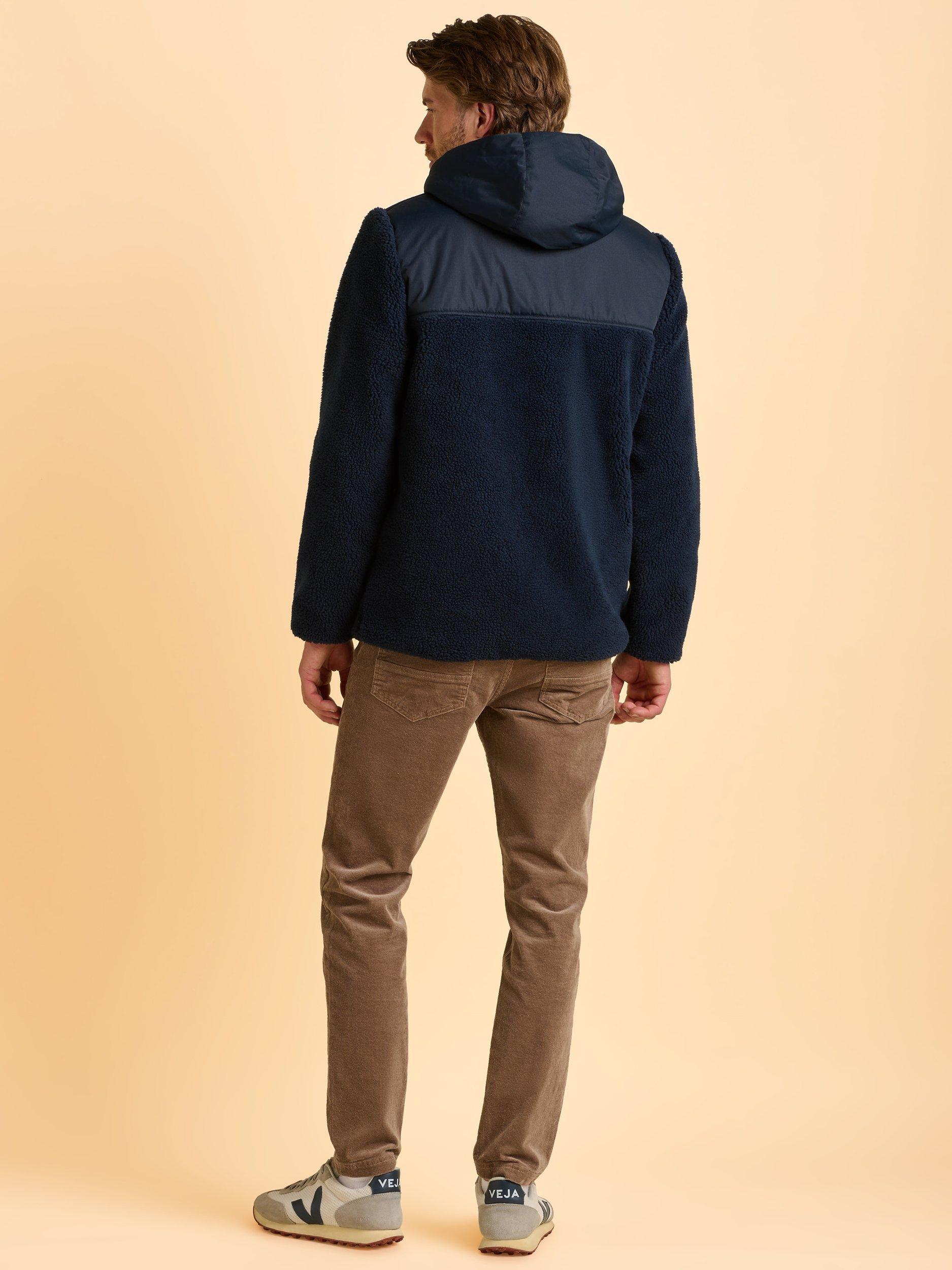 Product image 3 of 7, which shows Brakeburn Gargrave Fleece Jacket, Blue, S