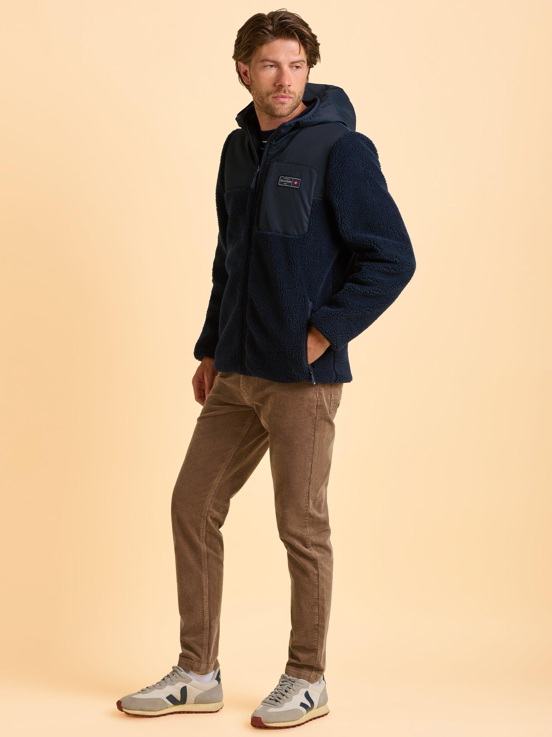Product image 5 of 7, which shows Brakeburn Gargrave Fleece Jacket, Blue, S