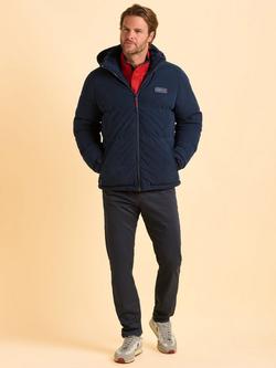 Brakeburn Kempsford Cord Puffer Jacket, Blue, Blue
