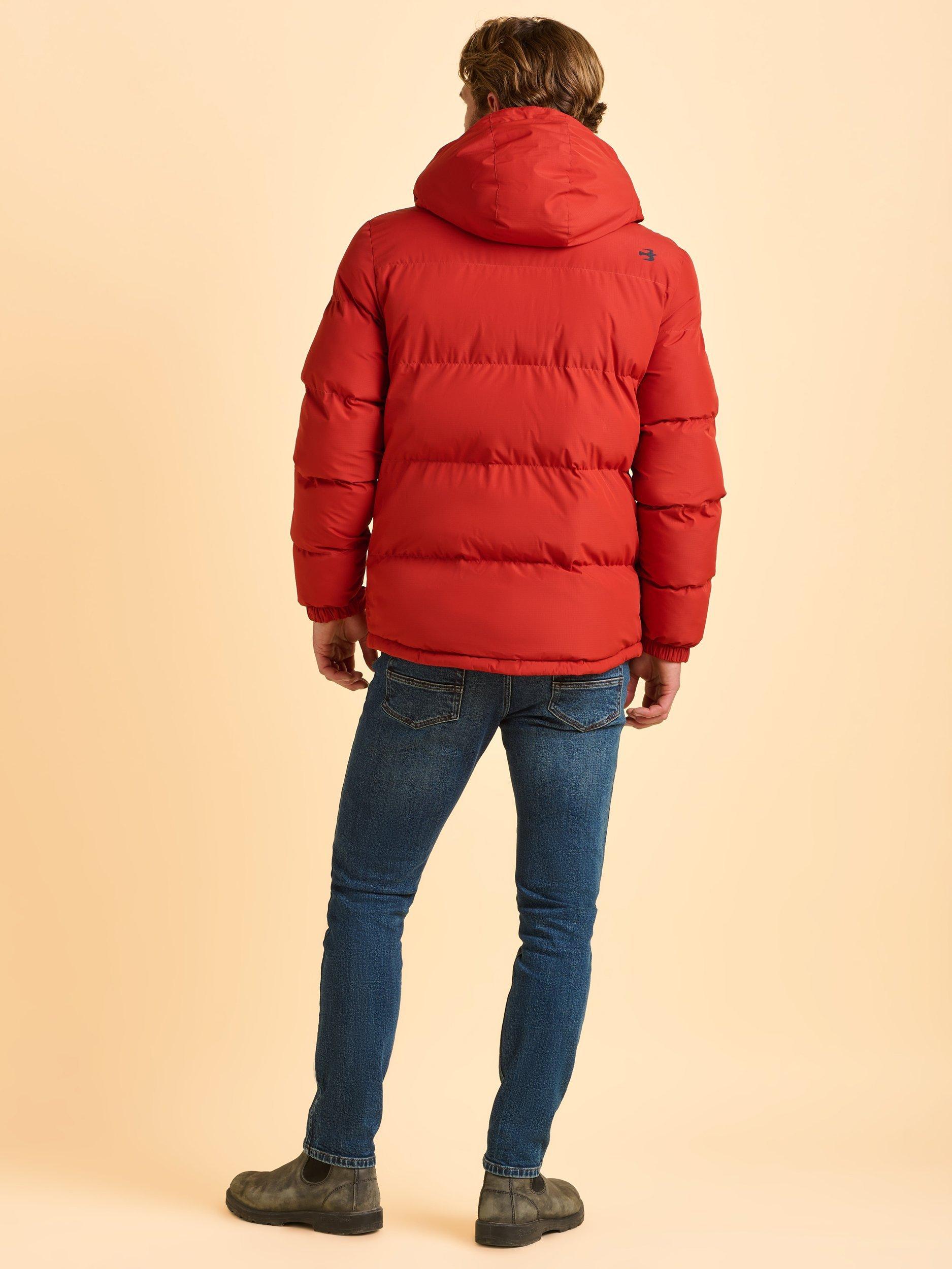 Product image 3 of 7, which shows Brakeburn Landcross Puffer Jacket, Red, S