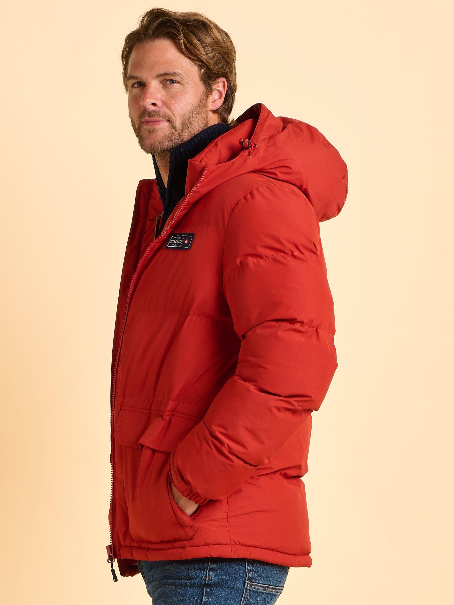 Product image 6 of 7, which shows Brakeburn Landcross Puffer Jacket, Red, S
