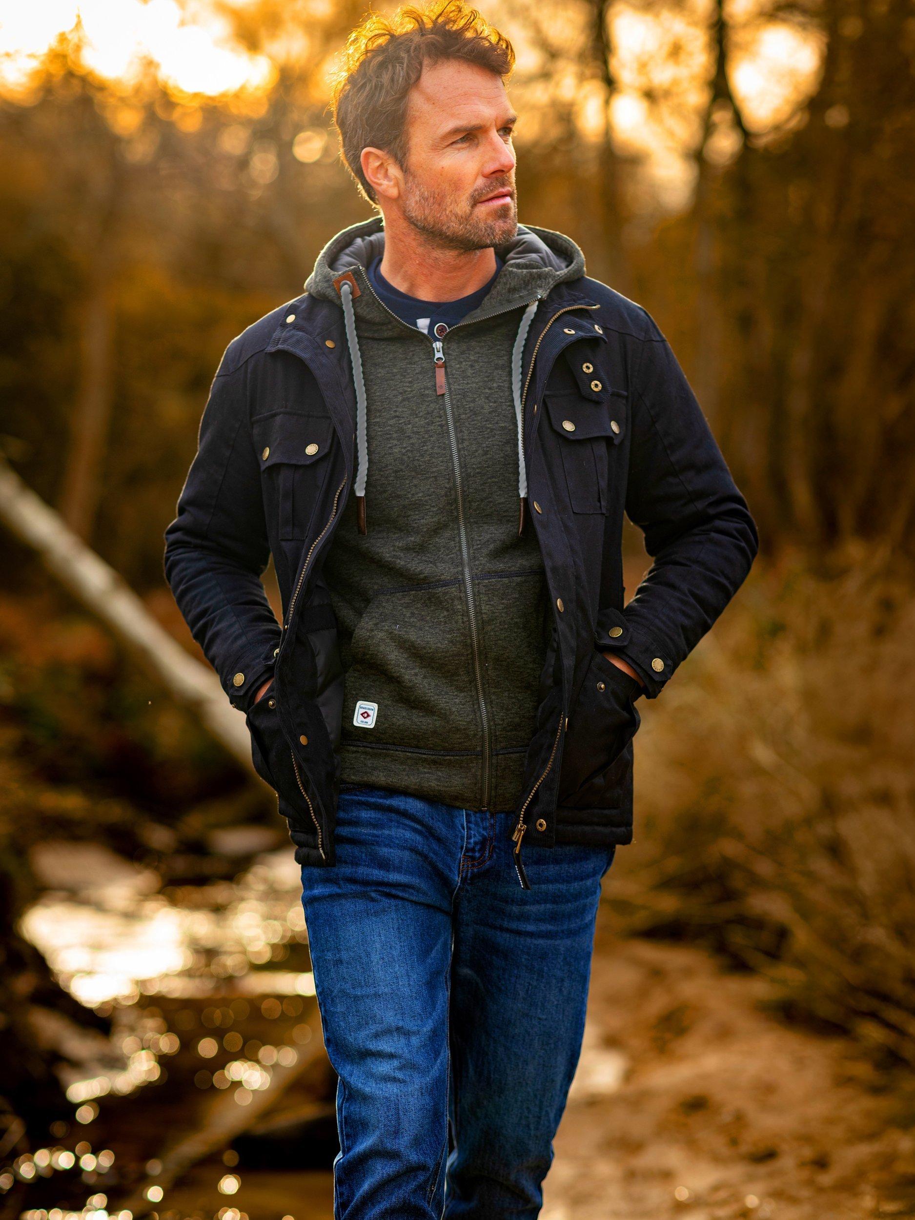 Product image 2 of 7, which shows Brakeburn Verwood Cotton Jacket, Black, S