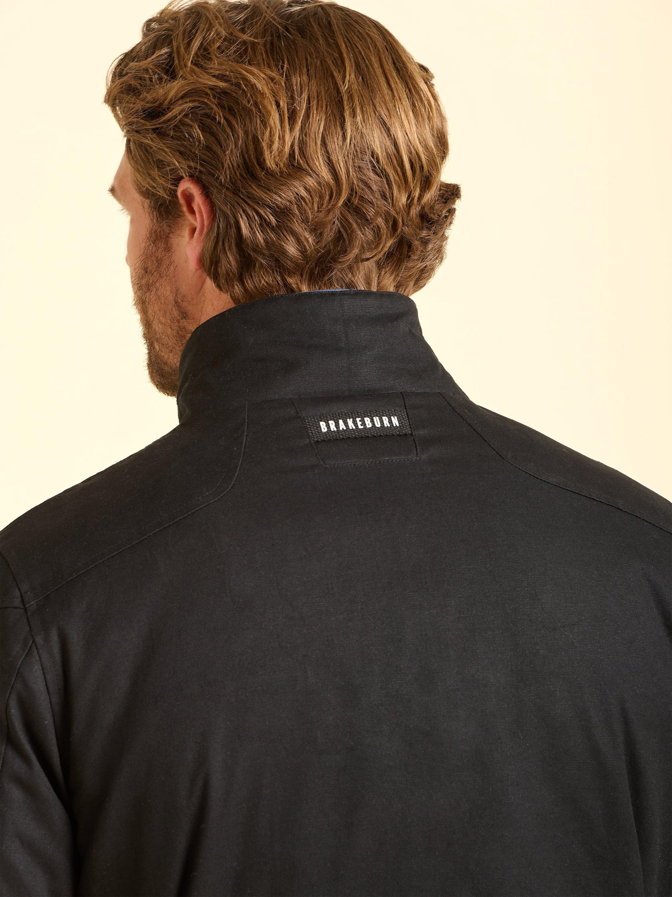 Product image 7 of 7, which shows Brakeburn Verwood Cotton Jacket, Black, S