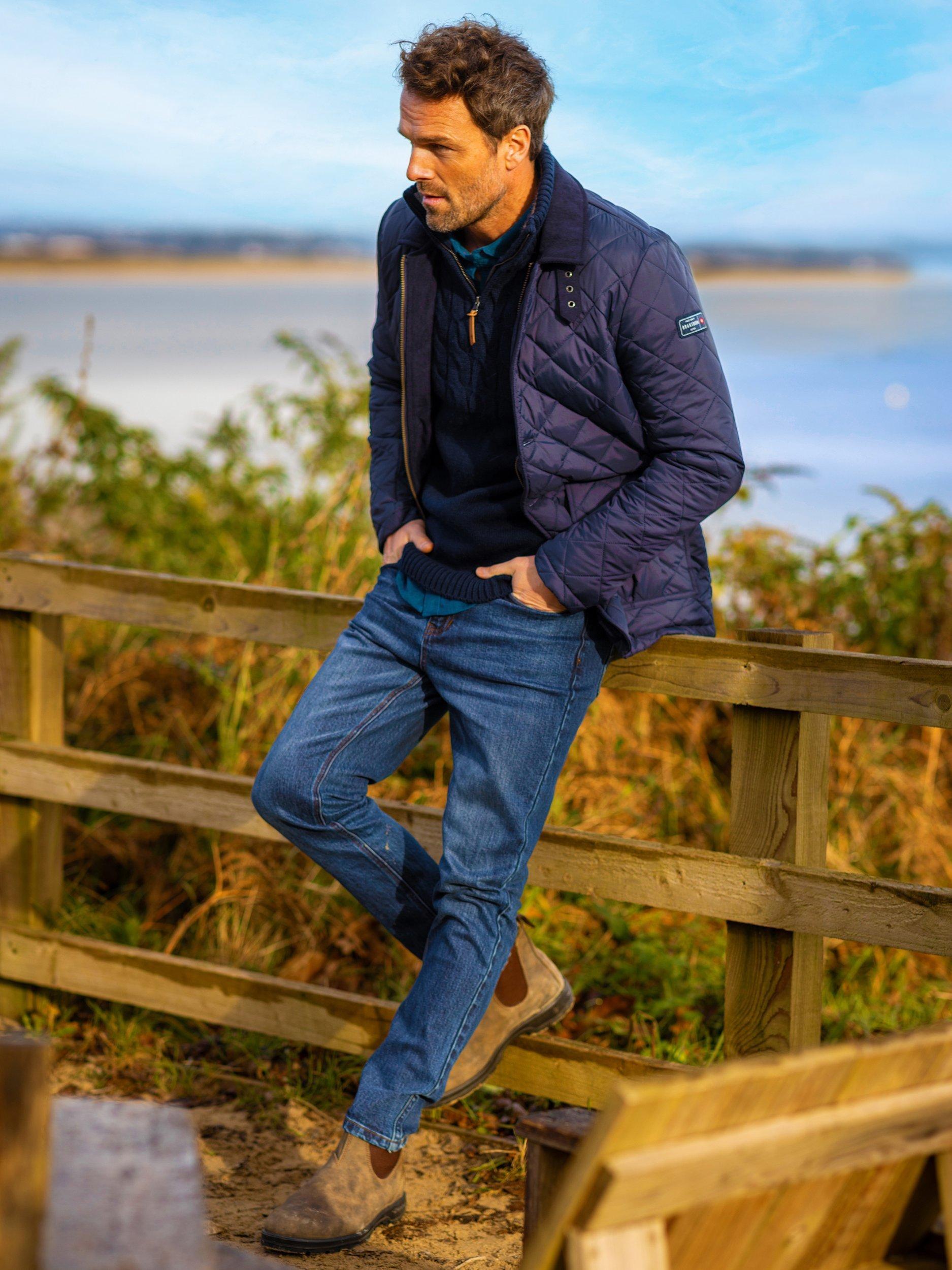 Product image 2 of 6, which shows Brakeburn Beeford Straight Jeans, Blue, 30