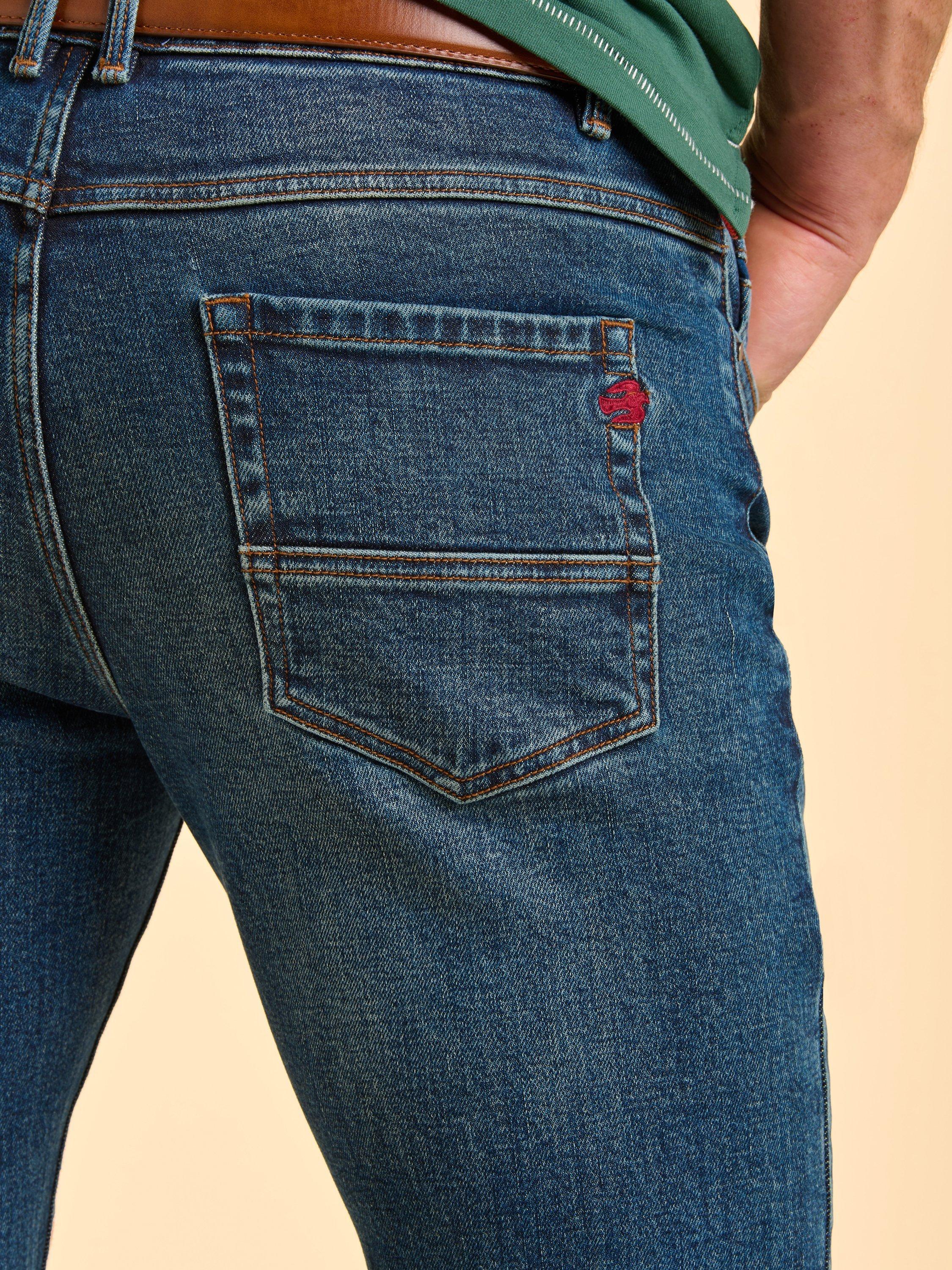 Product image 5 of 6, which shows Brakeburn Beeford Straight Jeans, Blue, 30