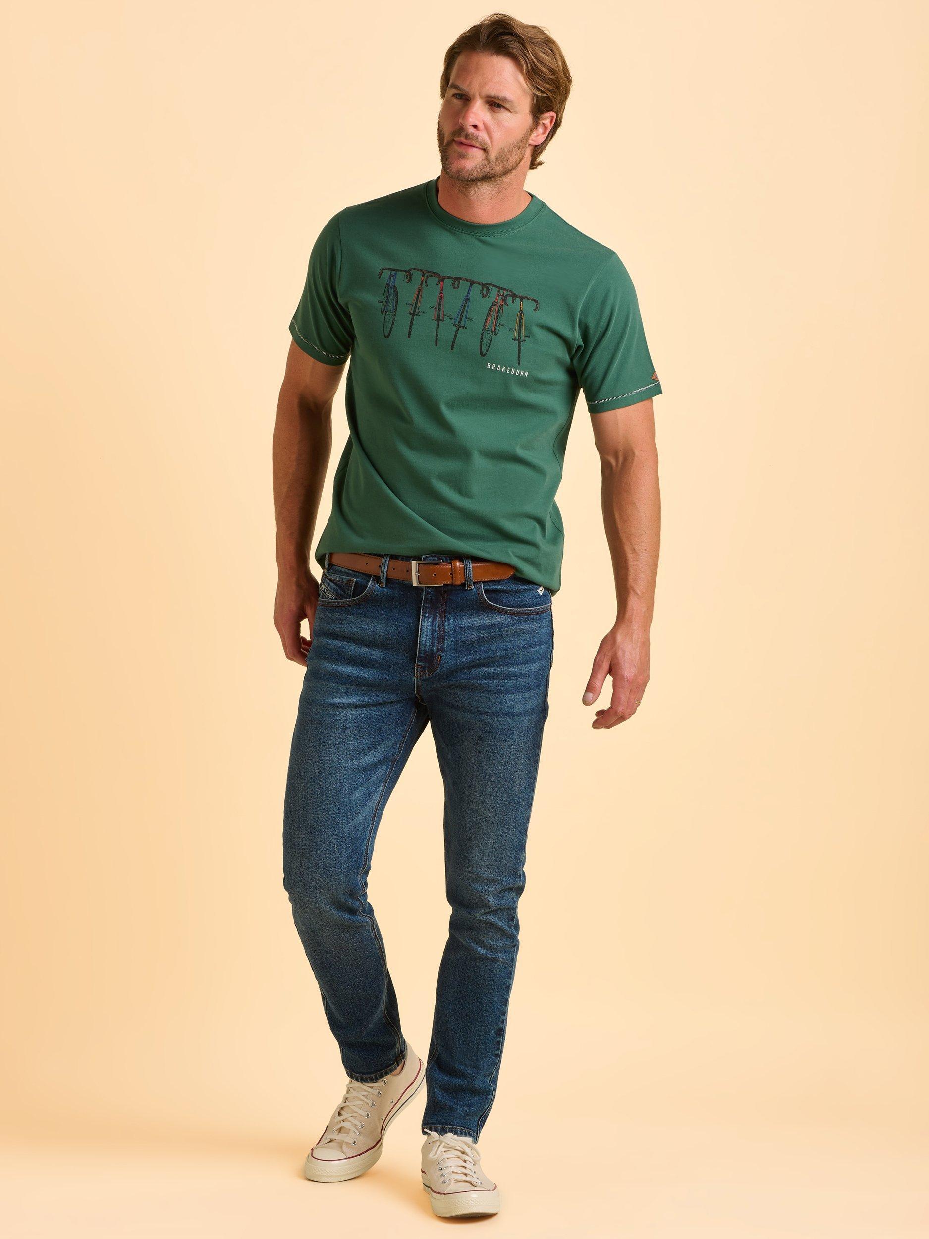 Product image 6 of 6, which shows Brakeburn Beeford Straight Jeans, Blue, 30
