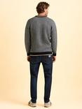Brakeburn Addlethorpe Crew Neck Jumper, Blue