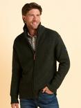 Brakeburn Applecross Zip Cardigan, Green