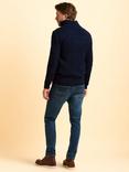 Brakeburn Ainsworth Quarter Zip Jumper, Blue