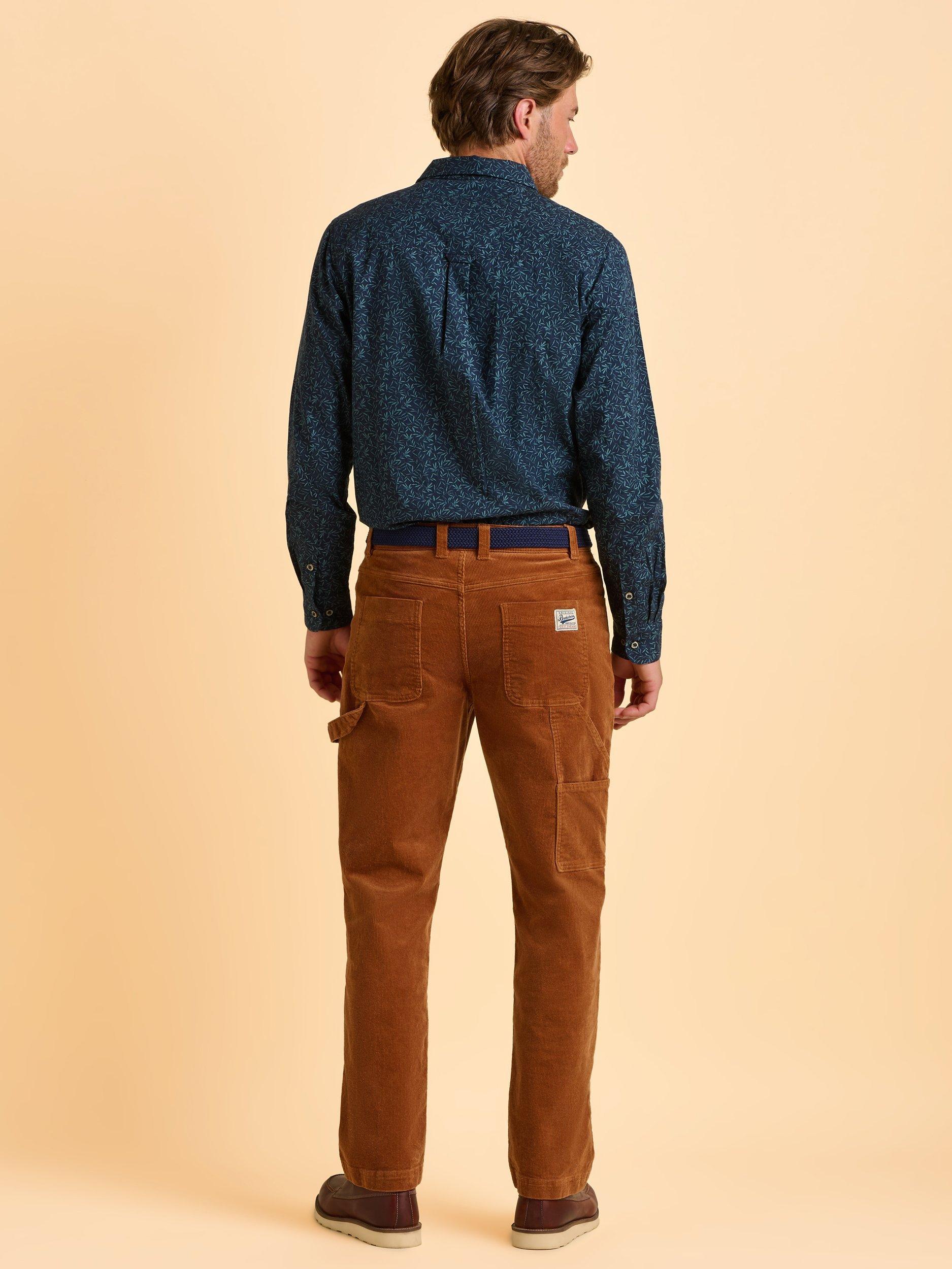 Product image 3 of 7, which shows Brakeburn Banstead Corduroy Trousers, Natural, 30