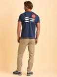Brakeburn Derrington Cotton Regular Fit Short Sleeve Graphic T-Shirt, Green