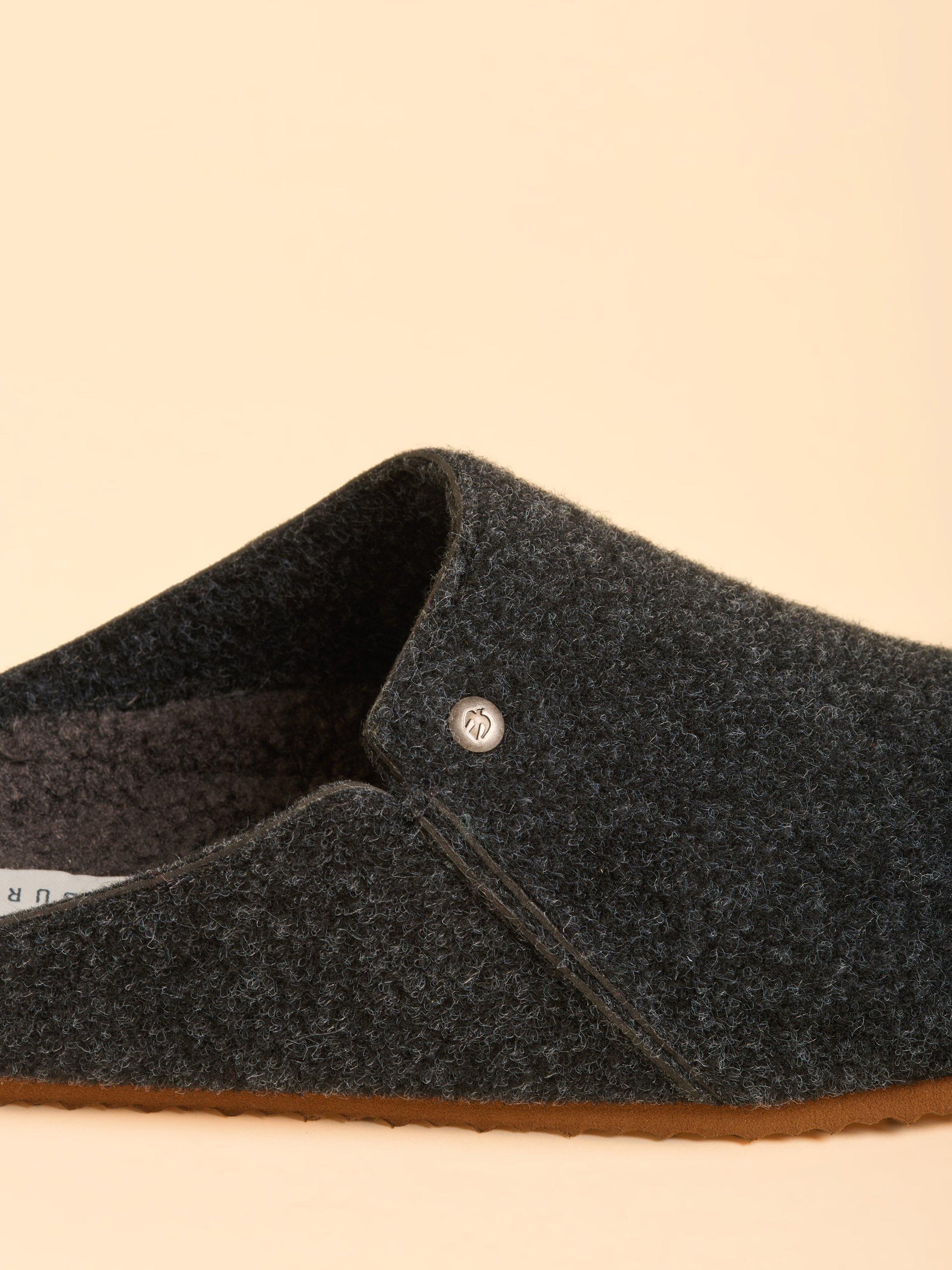 Product image 2 of 5, which shows Brakeburn Dorchester Slippers, Grey, 7