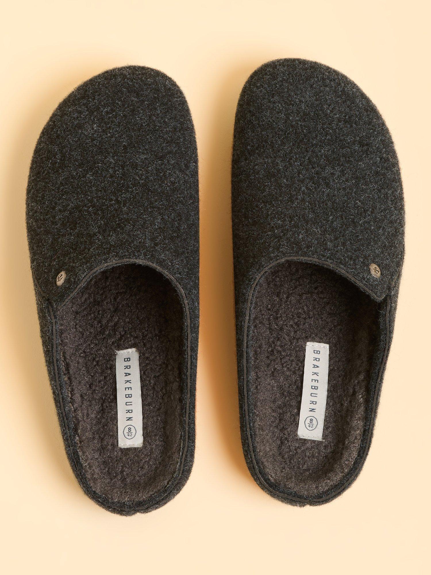 Product image 3 of 5, which shows Brakeburn Dorchester Slippers, Grey, 7
