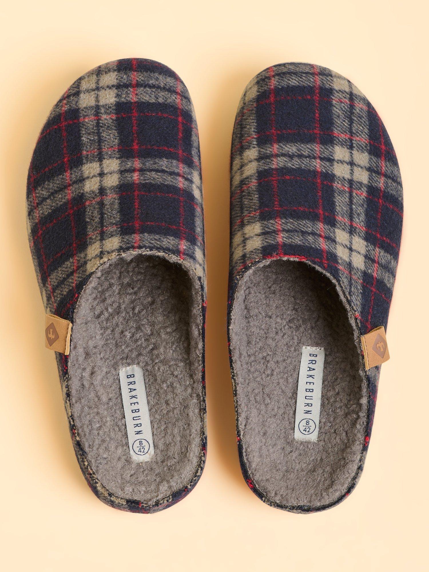 Product image 3 of 5, which shows Brakeburn Swanage Slippers, Blue, 7