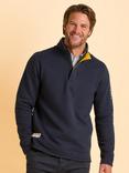Brakeburn Abbotsbury Quarter-Zip Jumper, Blue