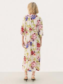 Part Two Titta Floral Midi Dress, Multi - view 2, Multi