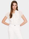 Saint Tropez Lilja Crinkle Shirt Sleeve Shirt, Ice