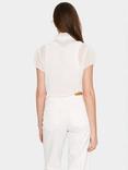 Saint Tropez Lilja Crinkle Shirt Sleeve Shirt, Ice