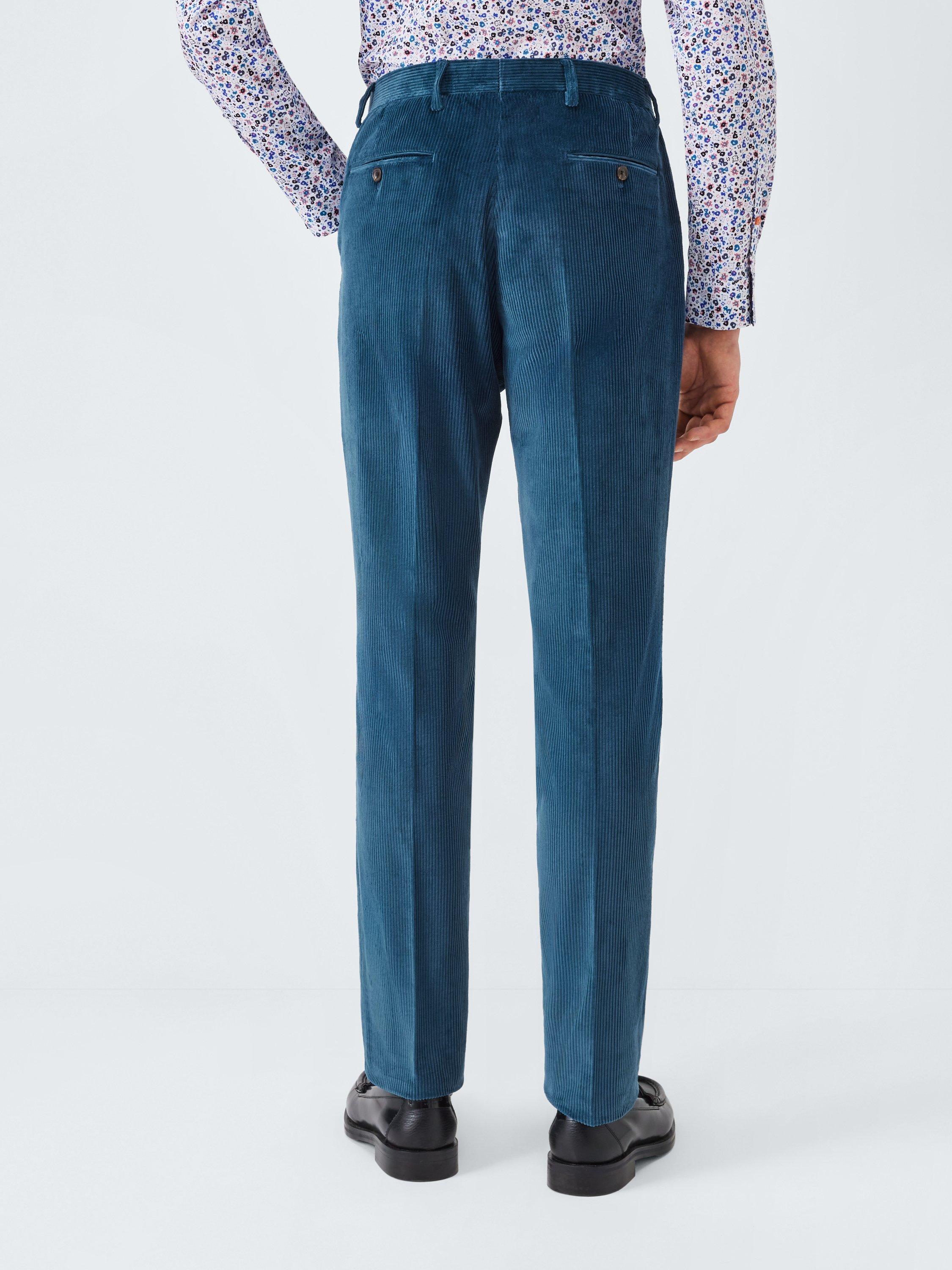 Product image 2 of 7, which shows Paul Smith Tailored Corduroy Trousers, 43_greyish Blue, 32R