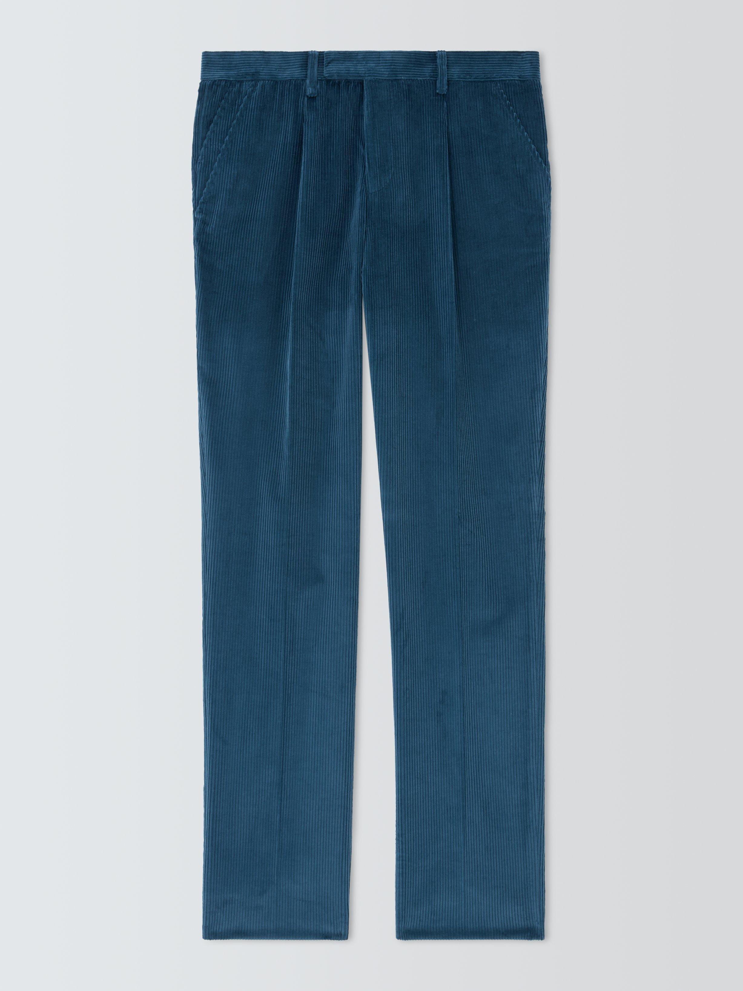 Product image 4 of 7, which shows Paul Smith Tailored Corduroy Trousers, 43_greyish Blue, 32R
