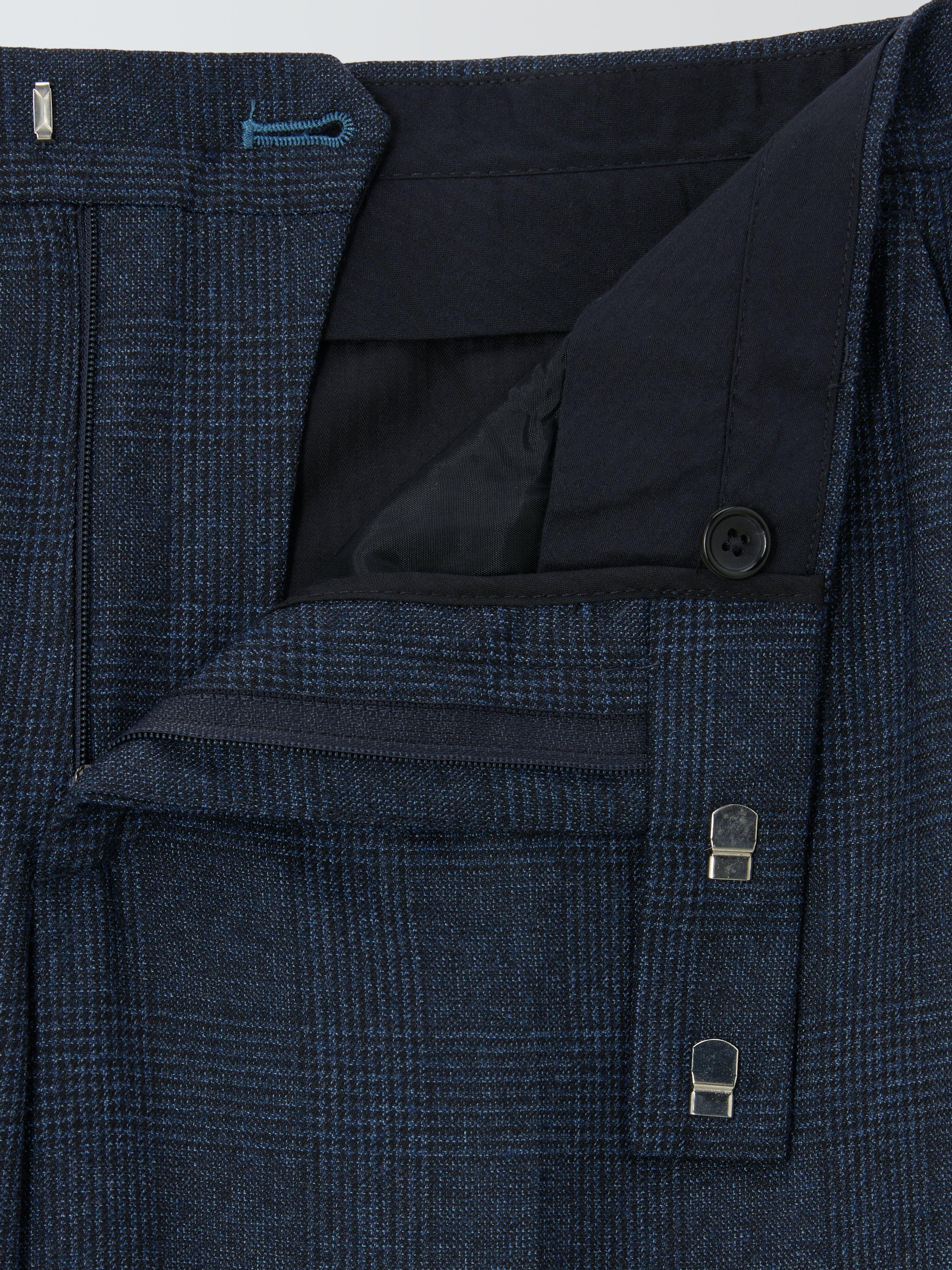 Product image 6 of 6, which shows Paul Smith Wool Blend Tailored Suit Trousers, Dark Navy, 32R