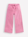 Mini Boden Kids' Velour Heart Pocket Joggers, Formica Pink