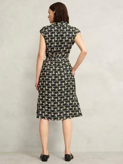 Hobbs Petite Kalinda Geometric Dress, Multi - view 2, Multi