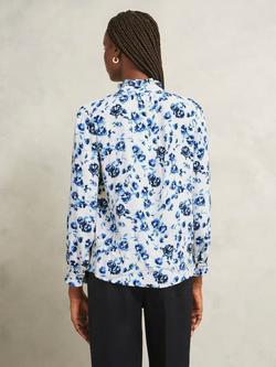 Hobbs Elspeth Floral Top, Ivory/Multi - view 2, Ivory/Multi