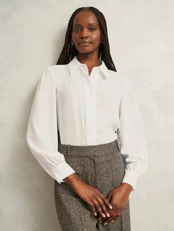 Hobbs Rose Long Sleeve Shirt, Ivory, Ivory