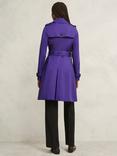 Hobbs Petite Skylar Trench Coat, Future Purple