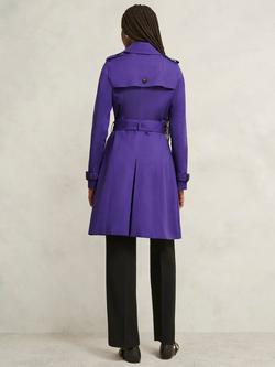 Hobbs Petite Skylar Trench Coat - view 2, Future Purple